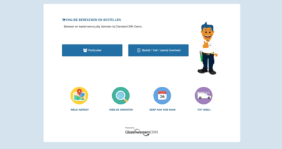 Dienstenwebshop postcodecheck